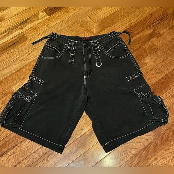 Tripp nyc Other - Tripp NYC Shorts Black Cargo Y2K Grunge Punk Rock Rave Men’s size Large
